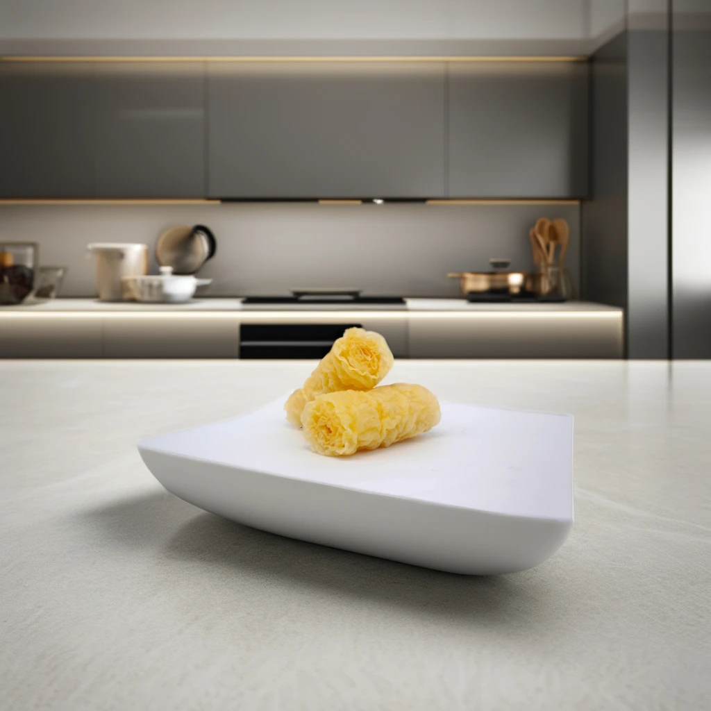 FRIED BEAN CURD SKIN , Instant Fried Bean Curd Skin Soybean Source Packaged in Bag