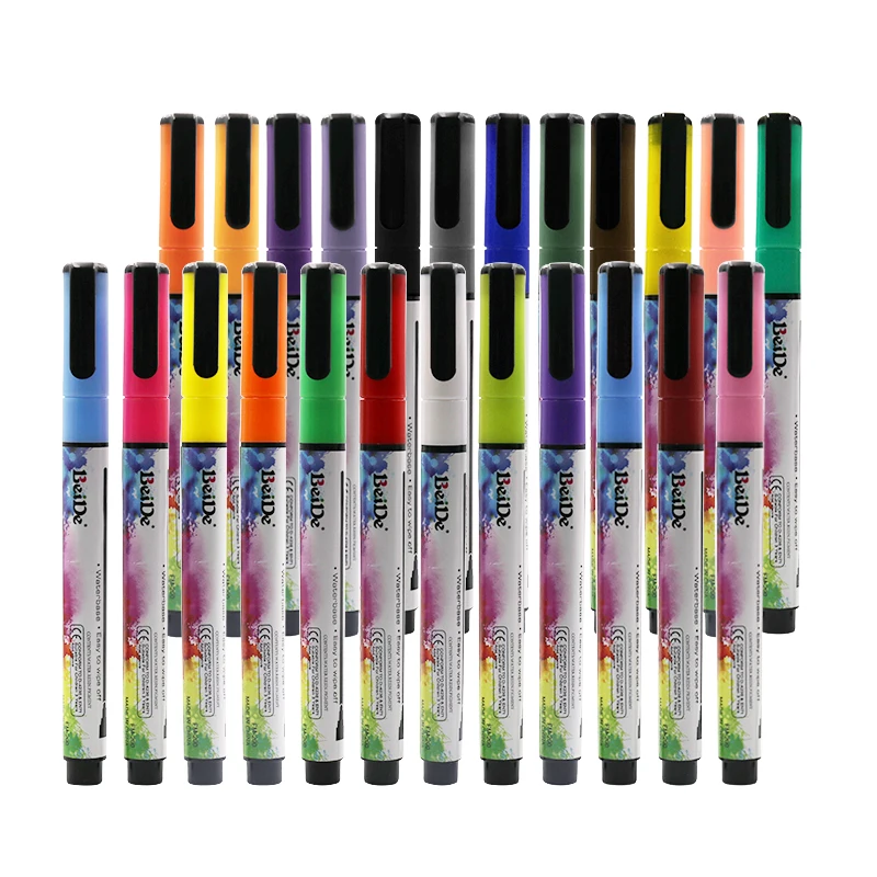 Shenzhen 2023 Manufacture wet erase liquid chalk pen suppliers 1 mm extra fine tip