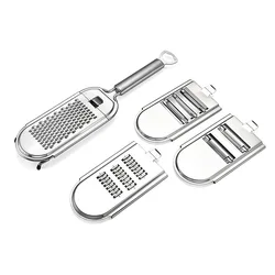 Stainless steel 5 in 1 set vegetable cutter beer opener potato shredder cucumber peeler slicer garlic grater kitchen chopper