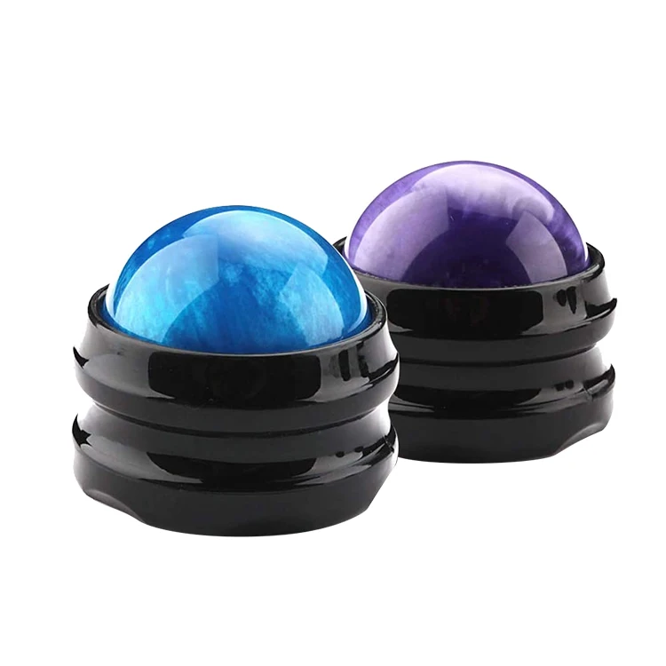 Manual Massage Ball Pain Relief Back Roller Massager Self Massage Therapy and Relax Full Body Tools for Sore Muscle Joint Pain E