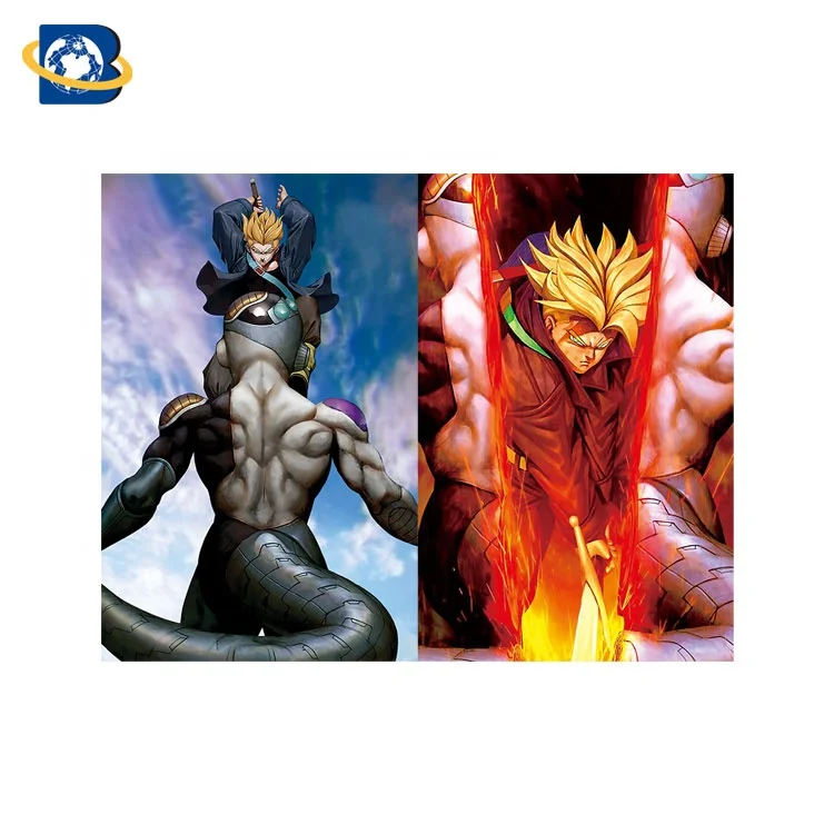 
3d &flip Japanese anime lenticular poster with cool designs 