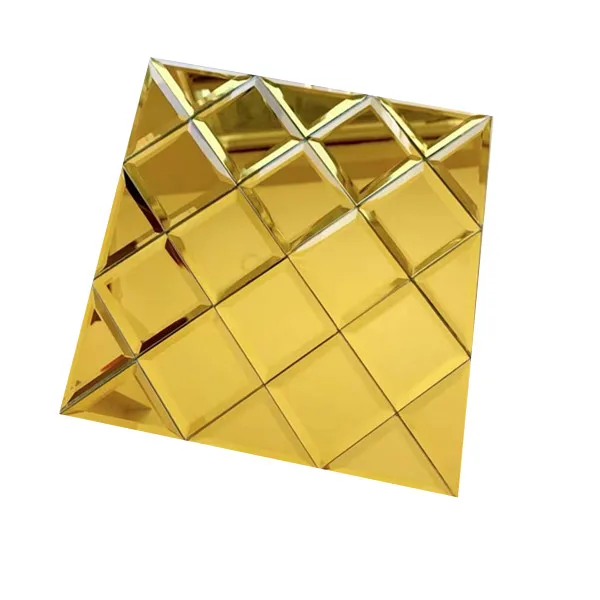 Glass tiles mirror tiles with self adhesive back tiles mirror wall stickers