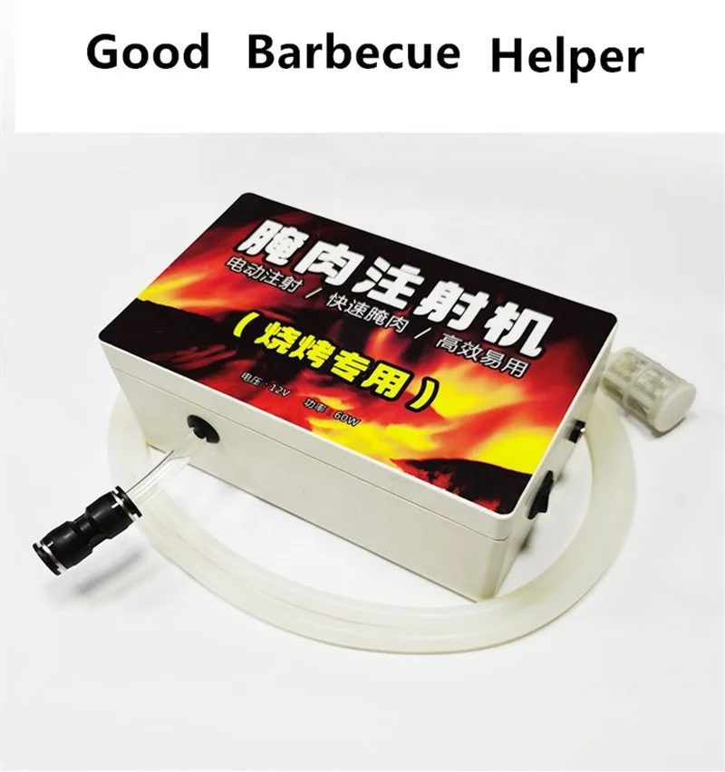 Intelligent Handheld Electric 3-needle Meat Product Saline Injection Stainless Steel Beef And Mutton Pickling Injection Machine