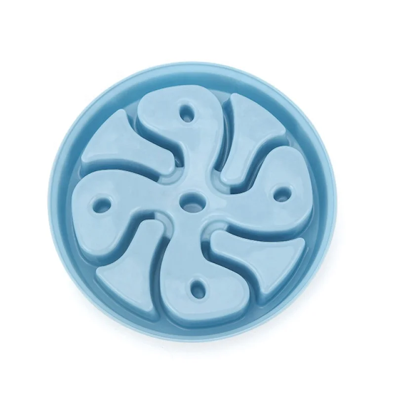 candy color modern  slow feeder dog bowl dog water bowl  slow eating pet bowl