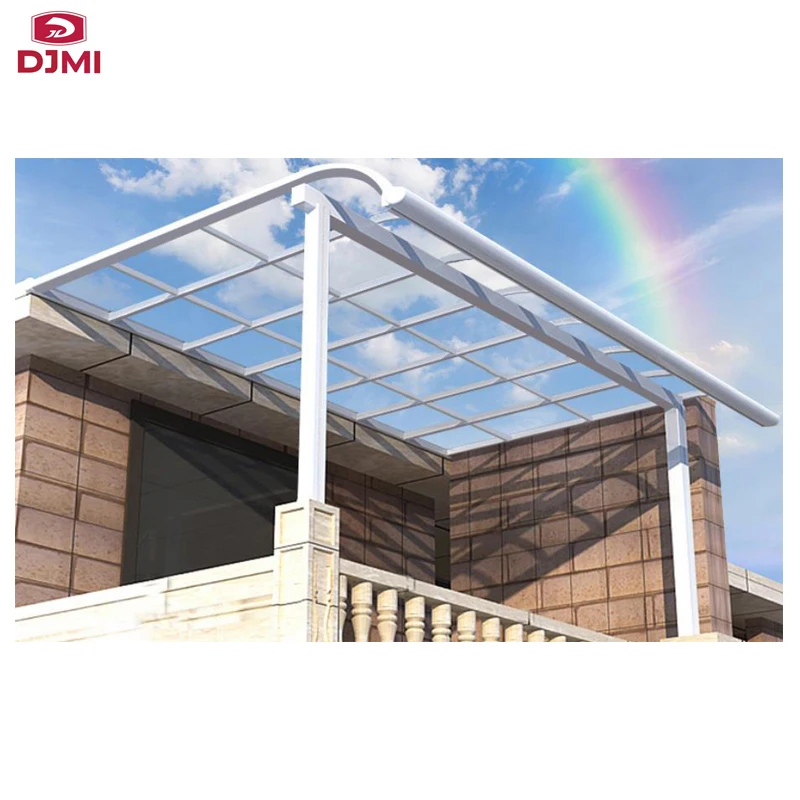 Best price superior quality PC window door canopy DIY plastic door canopy awning, Polycarbonate awning window shade