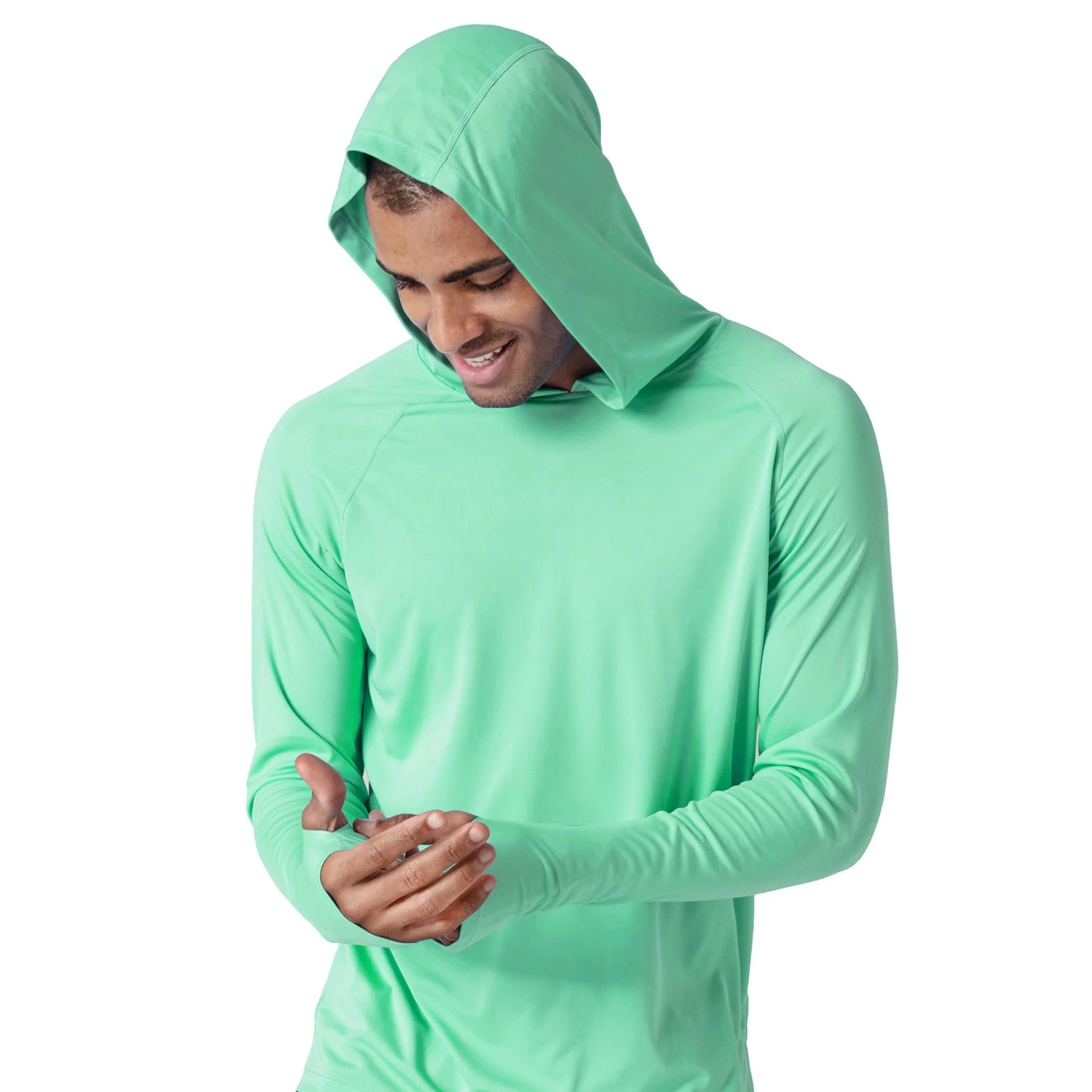 Custom Long Sleeve Light Green Design Surfing Suit Shirt Hoodies Sublimated Rash Vest Free Design Surf Mma Rash Guard