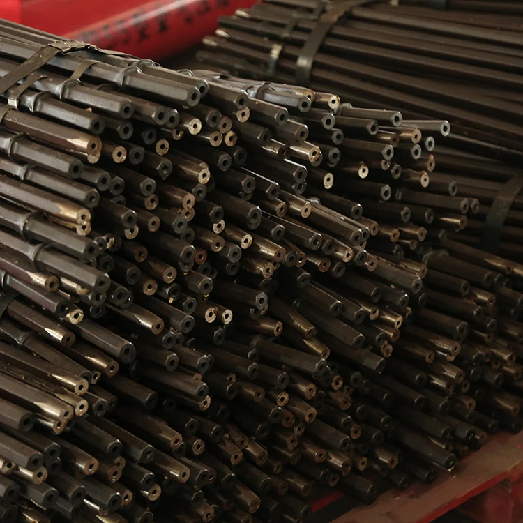 Hand Held Accessories Small Hole Drilling Mining Taper Rock Drill Rod Steel