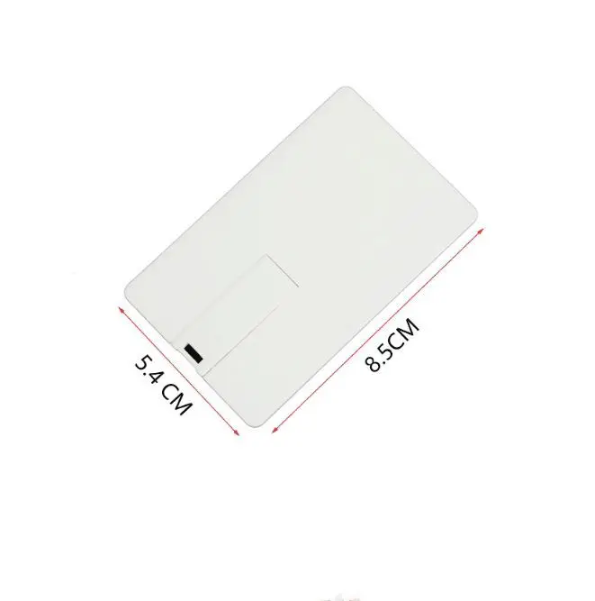 Дешевая заготовка 8gb Кредитная карта usb-флешка для