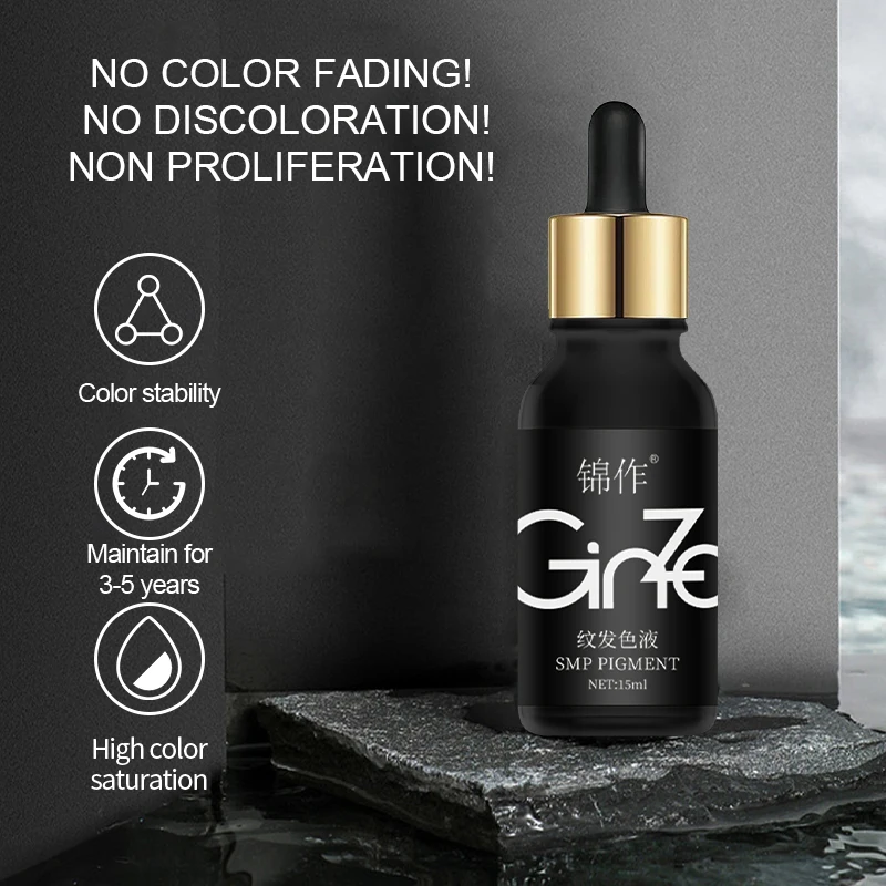 Organic Scalp Micro Pigmentation SMP Color Microblading Pigment Hair Pigments Scalp Micropigmentation