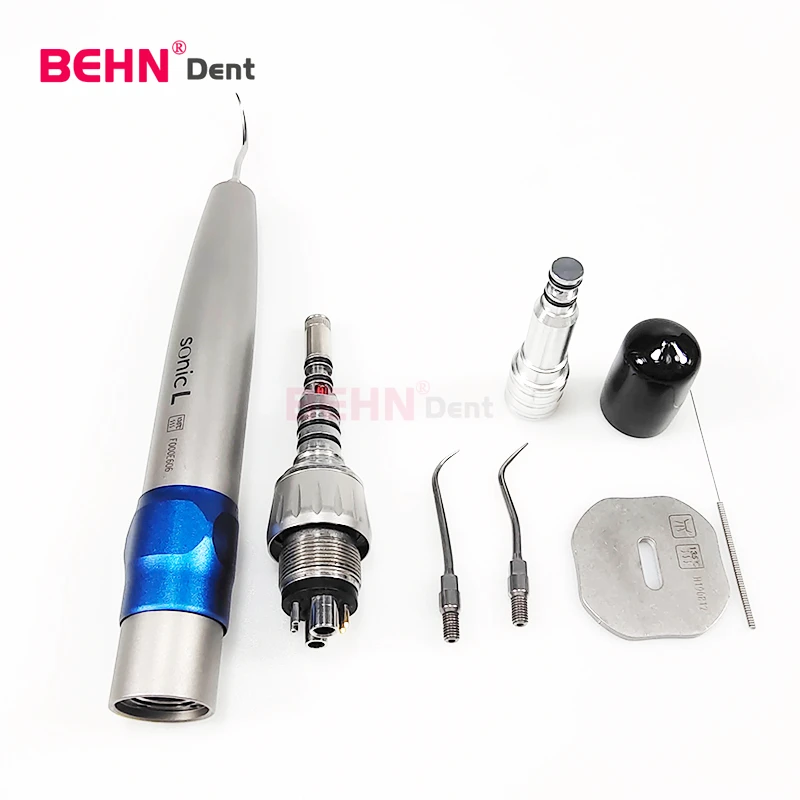 Dental cavitron scaler ultrasonic Sonicflex air scaler handpiece LED Sonic L with 3 Tip for periodontal Scaling Endodontic tips