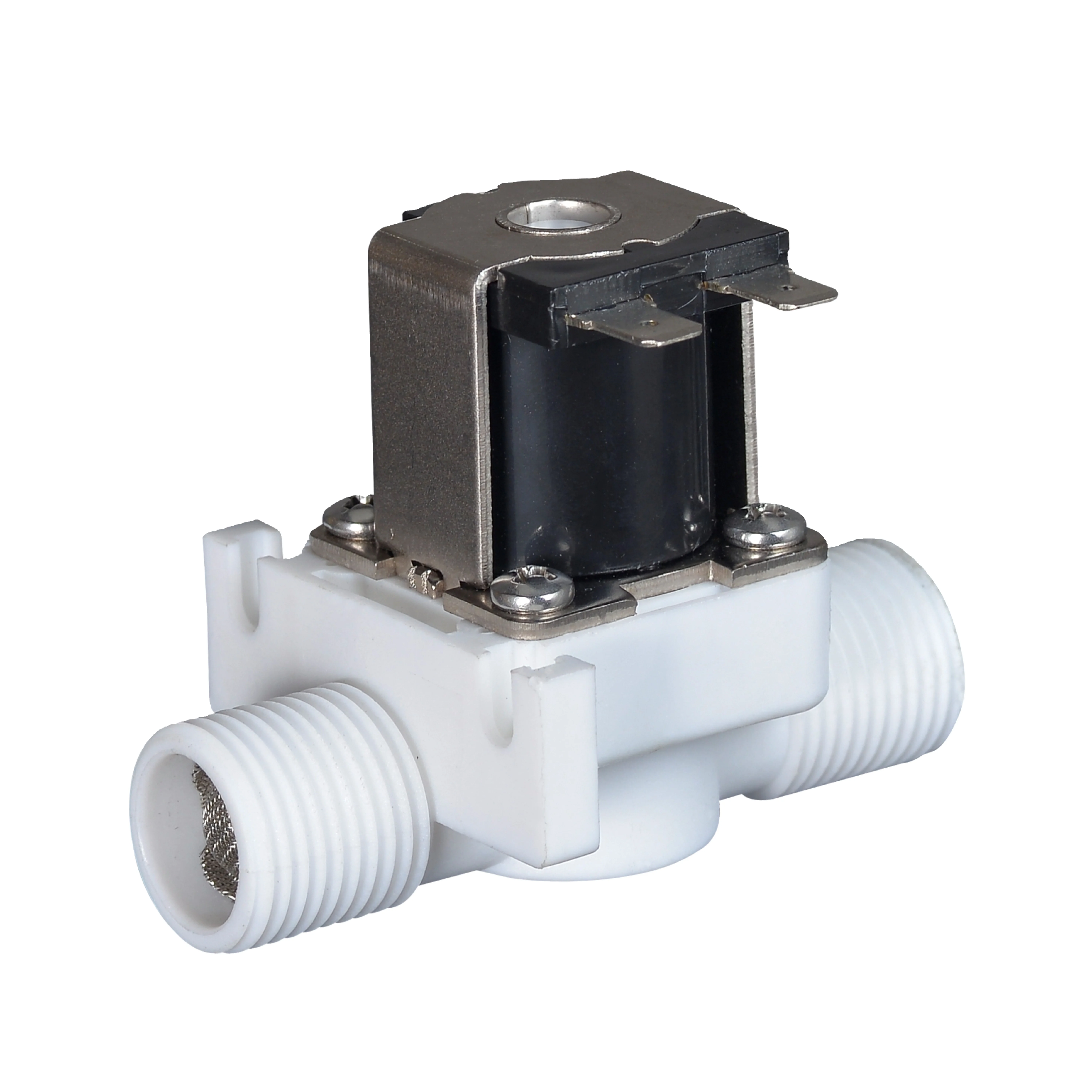 
1/2 Inch DC12V 24V Automatic Remote Wifi Control Valve Water Pump Flow Control Horizontal Solenoid Valve 