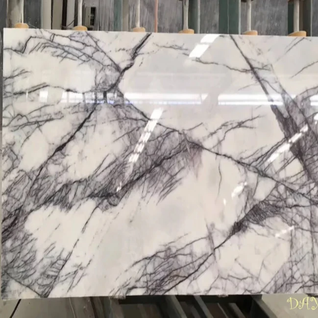 Stock Available China Supplier Milas Lilac Marble Slabs For Floor Wall Design