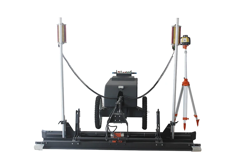Puncture-proof Tyre Floor Leveling Concrete Laser Screed Machine