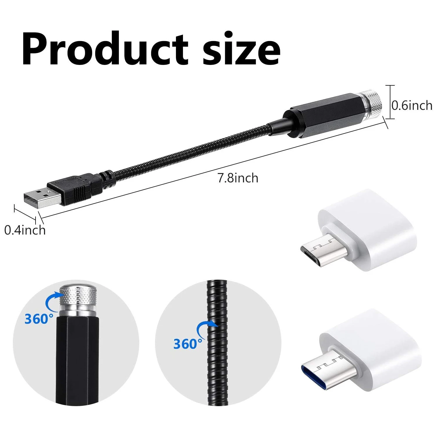 Двухцветные USB светодиодные лампы звездное небо проектор лампа аксессуары интерьер декоративное окружающее освещение звездный свет для автомобиля