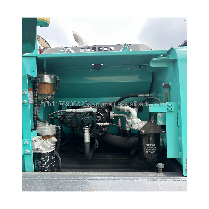 Health condition earth-moving used Kobelco excavator for sale Sk200-8 Sk200-6 low hours with engine Hino J05E SK200