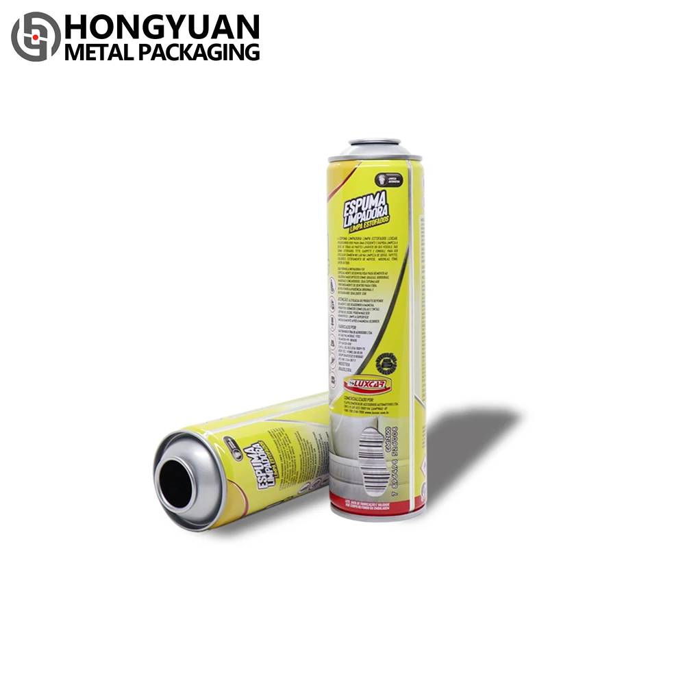 Custom Air Metal Aerosol Cans Straight Wall Varnish Diameter 57Mm Aerosol Tin Can