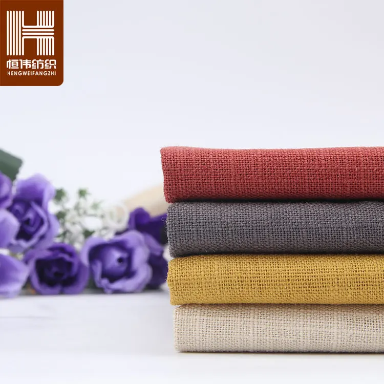 
In stock solid plain dyed ramee 100% Ramie fabric for clothes 