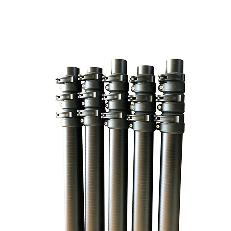 Customizable leng Lightweight Extendable-reach rescue Rod Pole Insulated portable carbon fiber telescopic pole carbon fiber tube