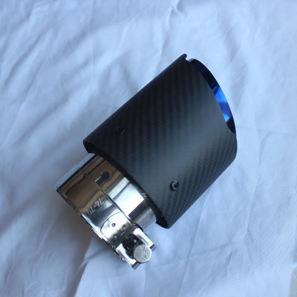 Автомобильный Стайлинг, высококачественные наконечники выхлопной трубы Akrapovic из углеродного волокна для универсальных наконечников выхлопной трубы из углеродного волокна