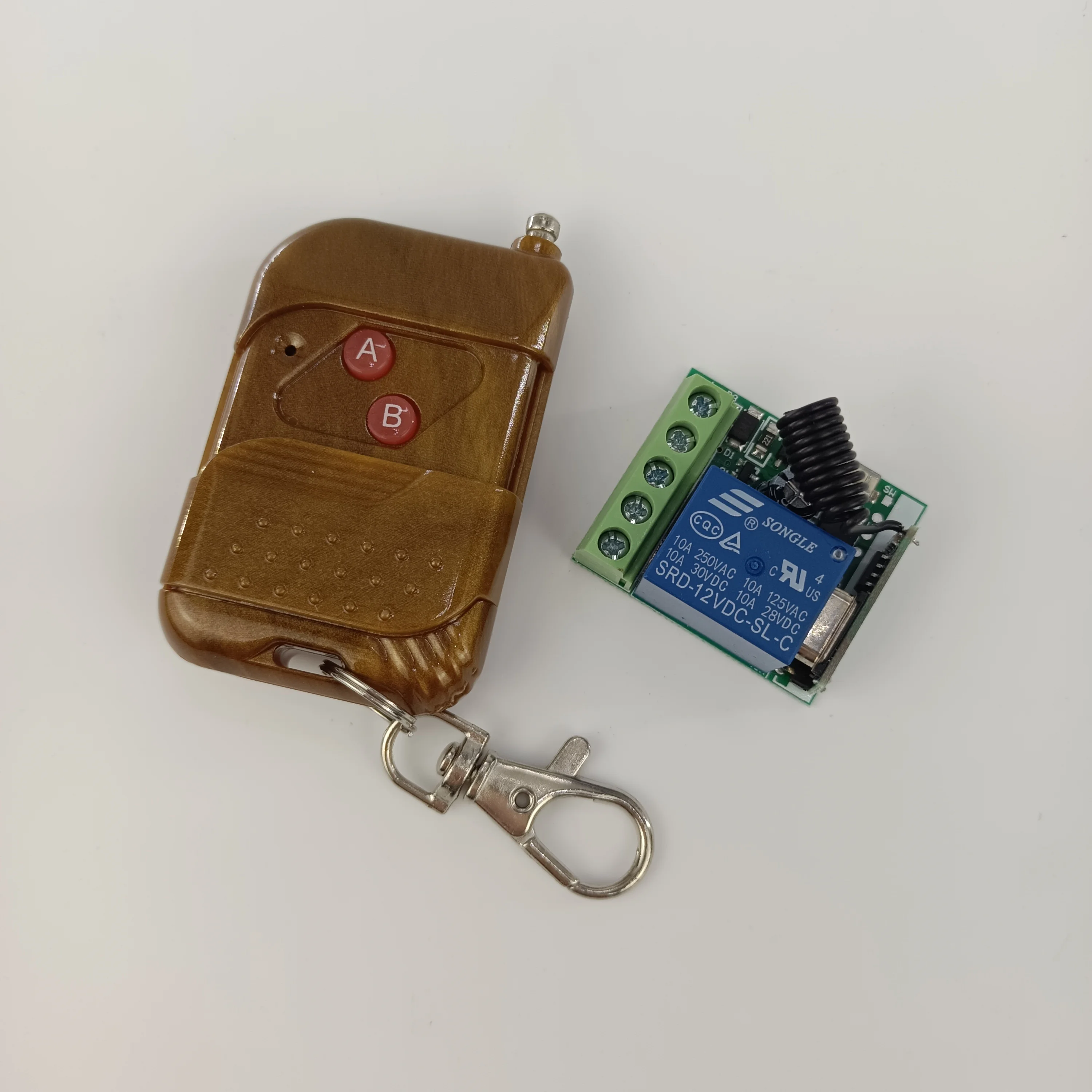 DC 12V 1CH universal rc car remote control Switch System 315 Mhz 2-Key Transmitter + Receiver
