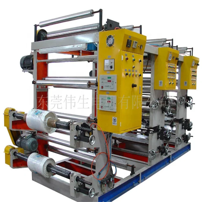 Color pattern gravure film printing machine