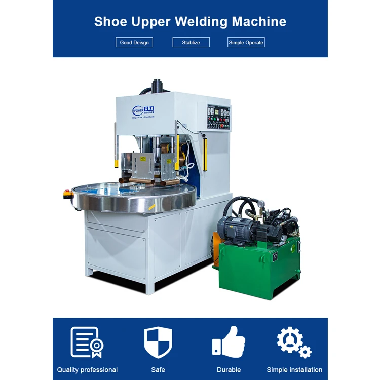 Factory price auto 10KW HR-10KW-20T HF Power pvc welding machine high frequency Shoe Upper Welding Machine
