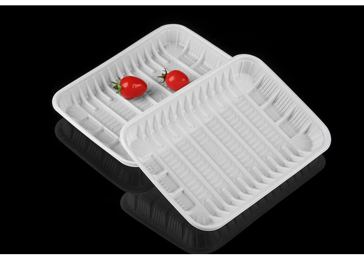
Customized Food Grade Supermarket Disposable PP PET Plastic Tray For Meat Packaging 