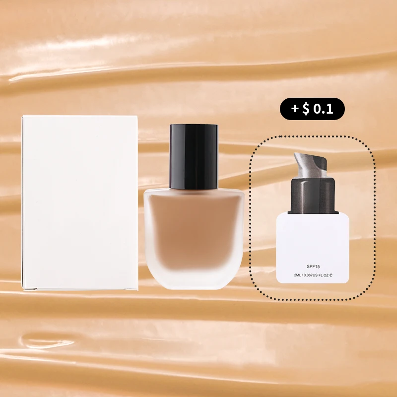 High Quality Facial Makeup Powder Cream Beauty Cosmetics Long Lasting Waterproof And Full Coverage Foundation Liquid Foundation