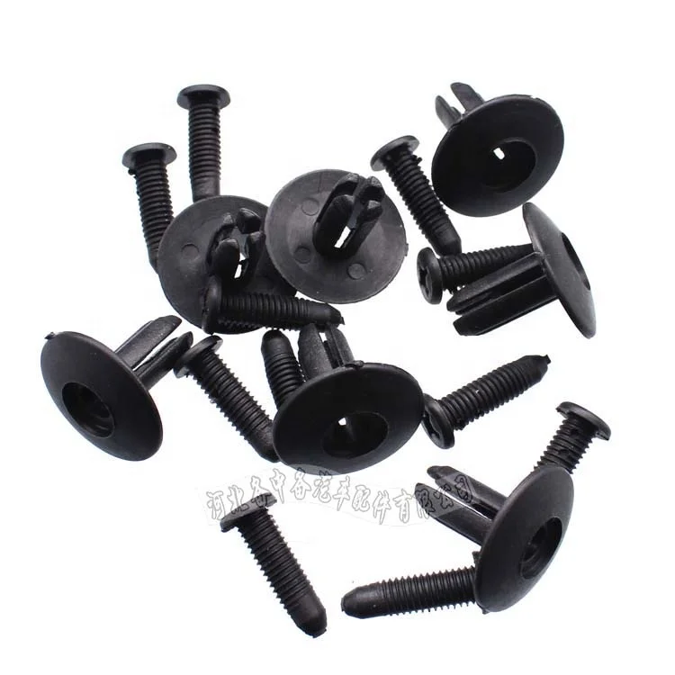 8mm Car Universal Screw Expansion Fastener Plastic Ceiling Fixed Clamp Push Type Retainers Auto Fastener