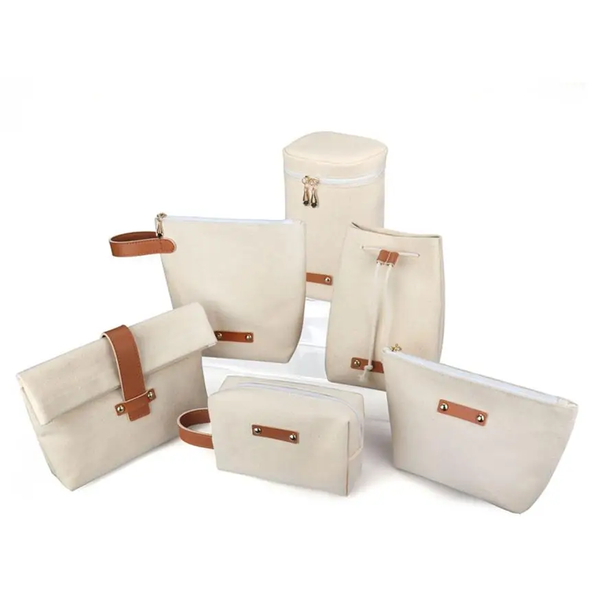 Travel Tote Bags cantalar Ladies Professional Pouch Sublimation Pu Leather Custom Wholesale Cosmetic Bag Manufacturers