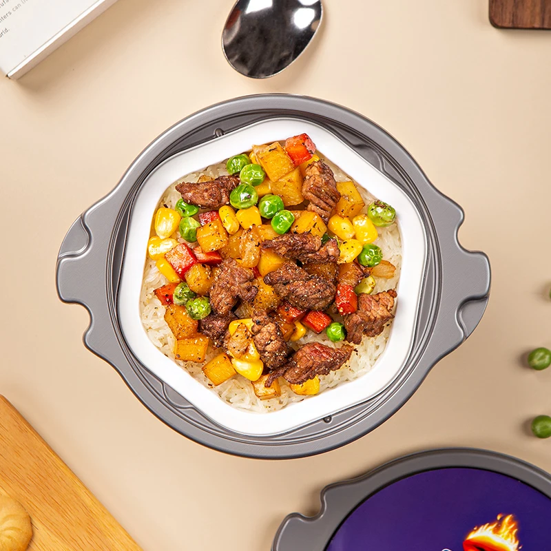 Self heating mini hot pot self-heating rice of single hot pot