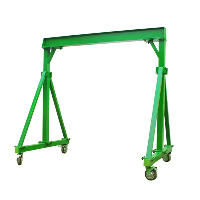 1 ton 2 ton 3 ton hand push portable gantry machine for indoor and outdoor use