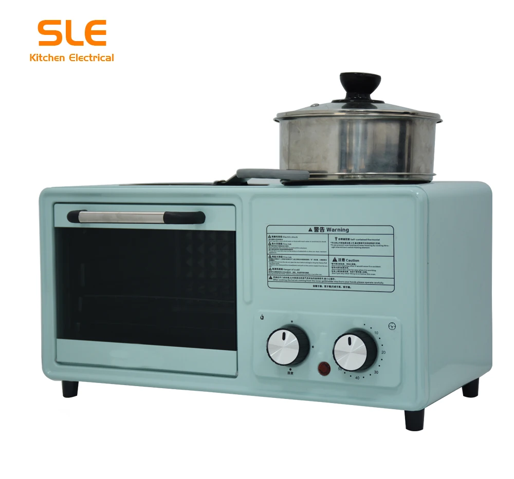 3 In 1 new multifunction breakfast set fryer kettle toaster sets smart toasters bread maker