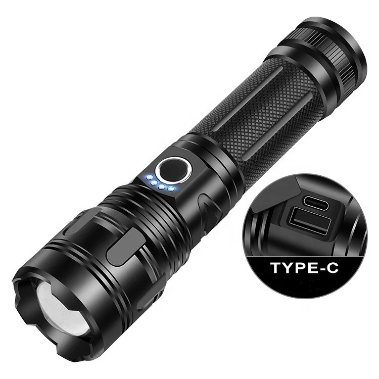 Hot Selling P50 Long Range 800 Lumen Tactical Torch High Power Camp IP31 Rechargeable LED Flashlight