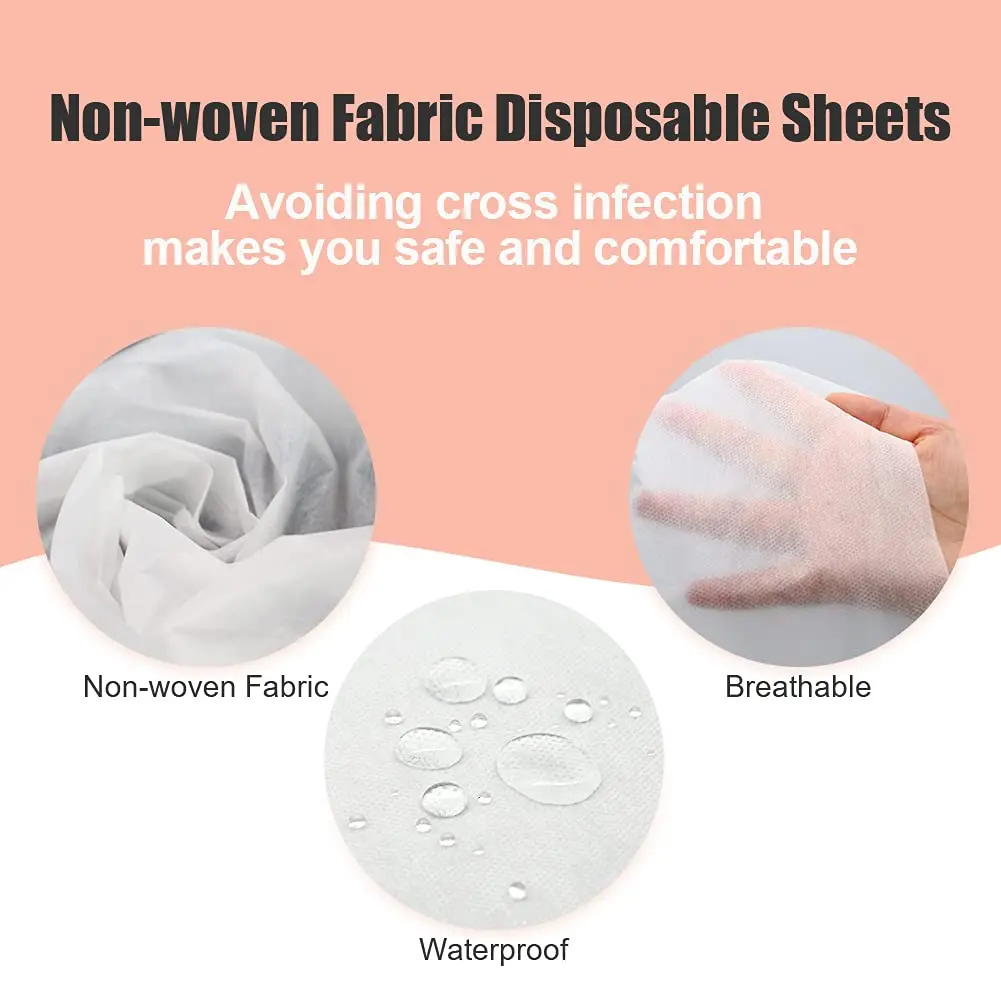 Biodegradable bed sheet disposable massage table cover non-woven fabric sheets for spa