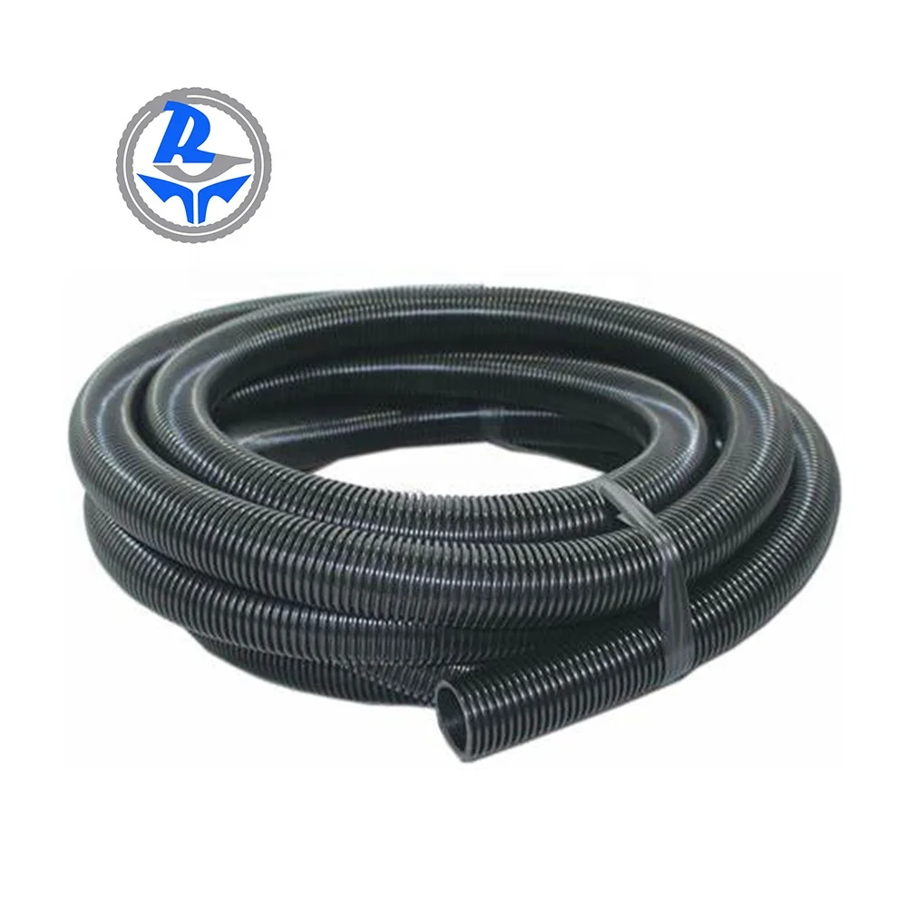 Factory Outlet High Quality Square 10 Foot Black Flexible Durable EVA Heavy Duty Vacuum Cleaner Hose