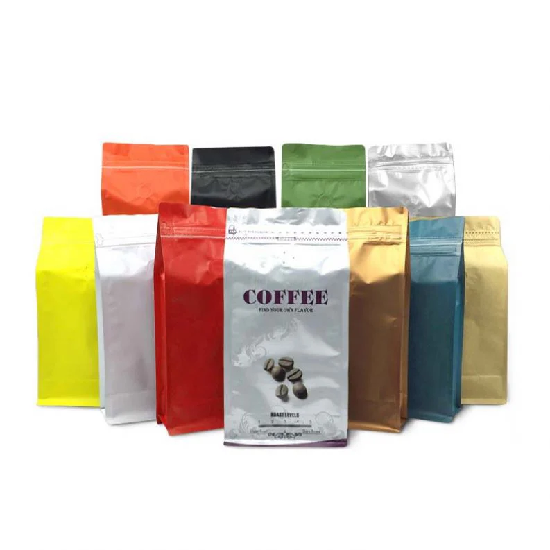 Small Different Sizes Colombian custom printing Coffee Beans Wholesale Packaging Bags For Coffee