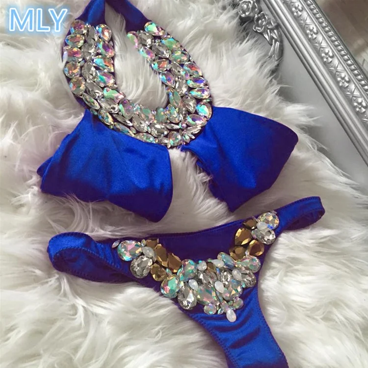 MLY Famous brand custom design bikini two piece swimsuit sexy swimwear and beachwear
