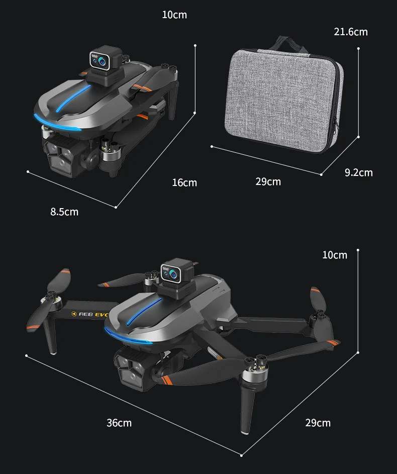 AE8evo Drone GPS Automatic Return 4K HD Camera Long Range 25 Minutes RC Drone 5GwifiFPV Four Axis Aircraft Drone