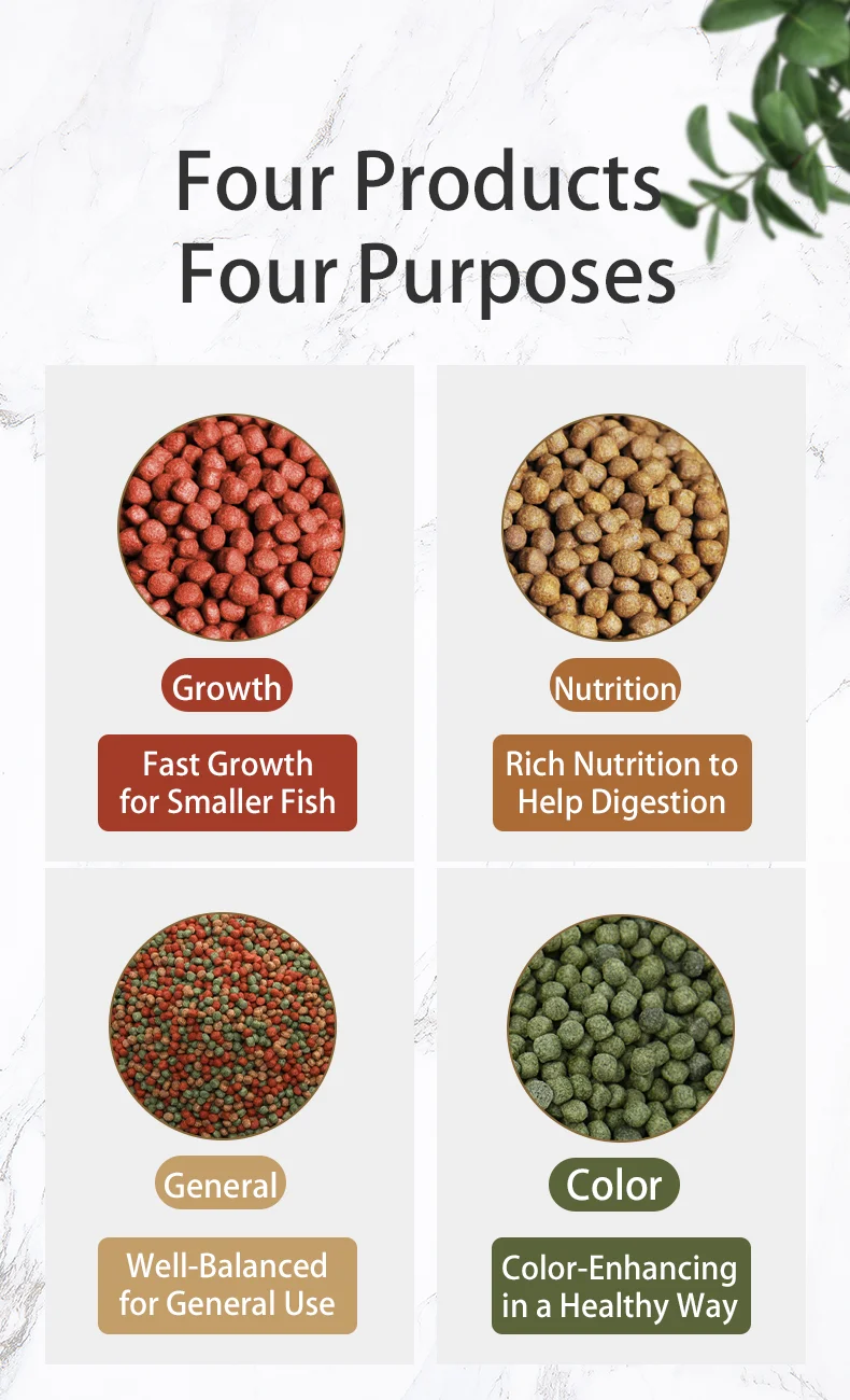 Multifunctional Fish Food Yee Factory Price Aquarium Fish Food High Protein Goldfish Koi Tropical Fish Food Not muddy water