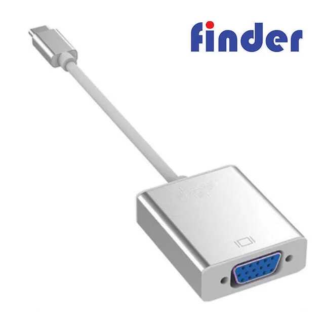 USB Type-C to VGA Adapter Cable Male USBC to VGA Female DB15 Converter