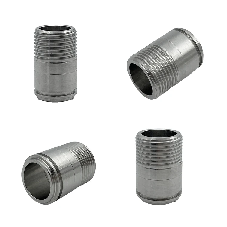 Chinese manufacturer factory sale 304 316 stainless steel pipe nipple pipe fitting