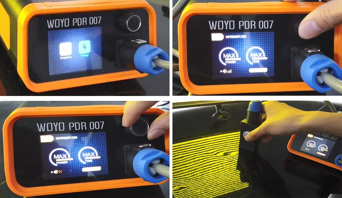 Новое поступление краски меньше магнитная машина 110v/220v индукции для удаления вмятин без Hotbox WOYO PDR 007 сталь/железа