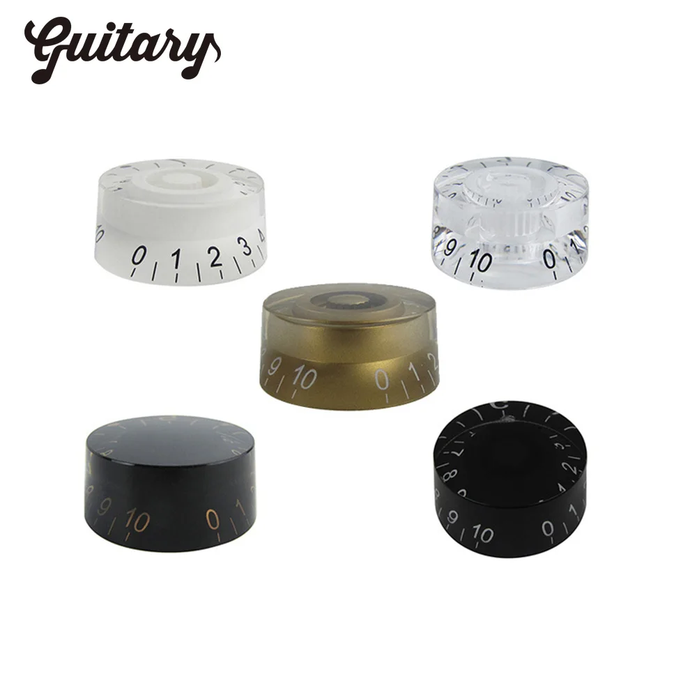 Volume Tone Control Turning Speed Vintage Pedal Electric Guitar Knobs Top Hat