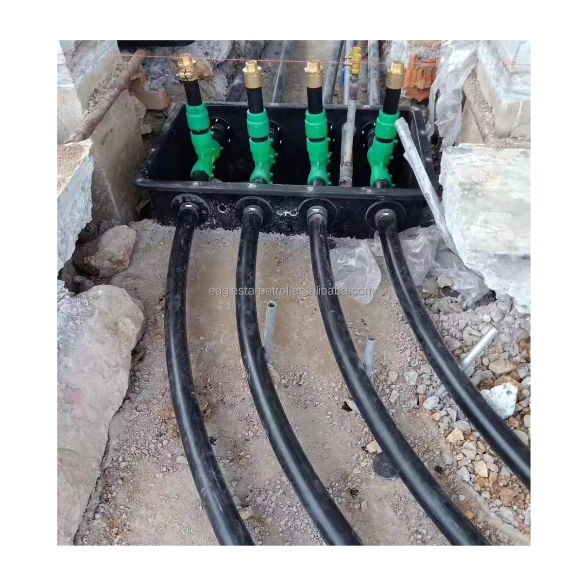3 Inch Underground HDPE Gasoline Petrol Station Pipe- Single Layer UPP