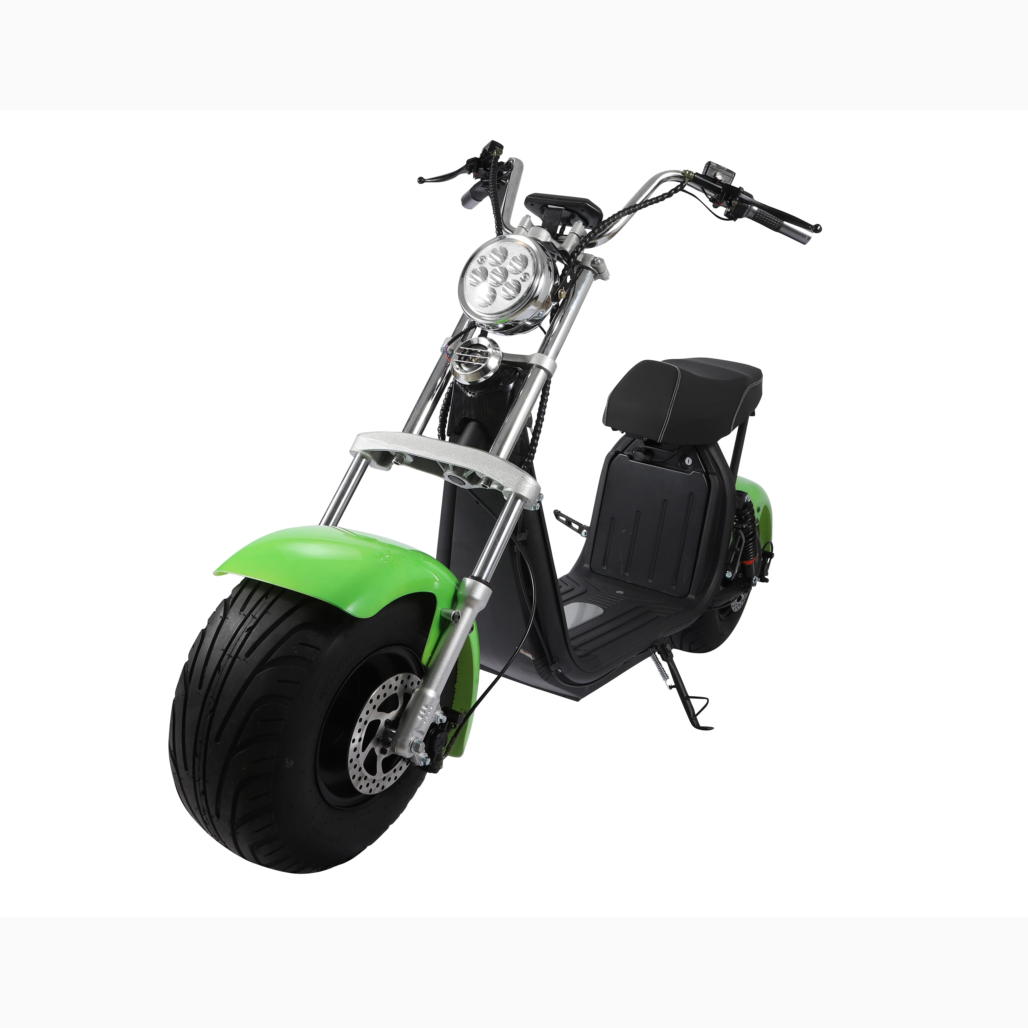 Powerful battery scooter fat tire 2 wheel electric citycoco 19.5 inch