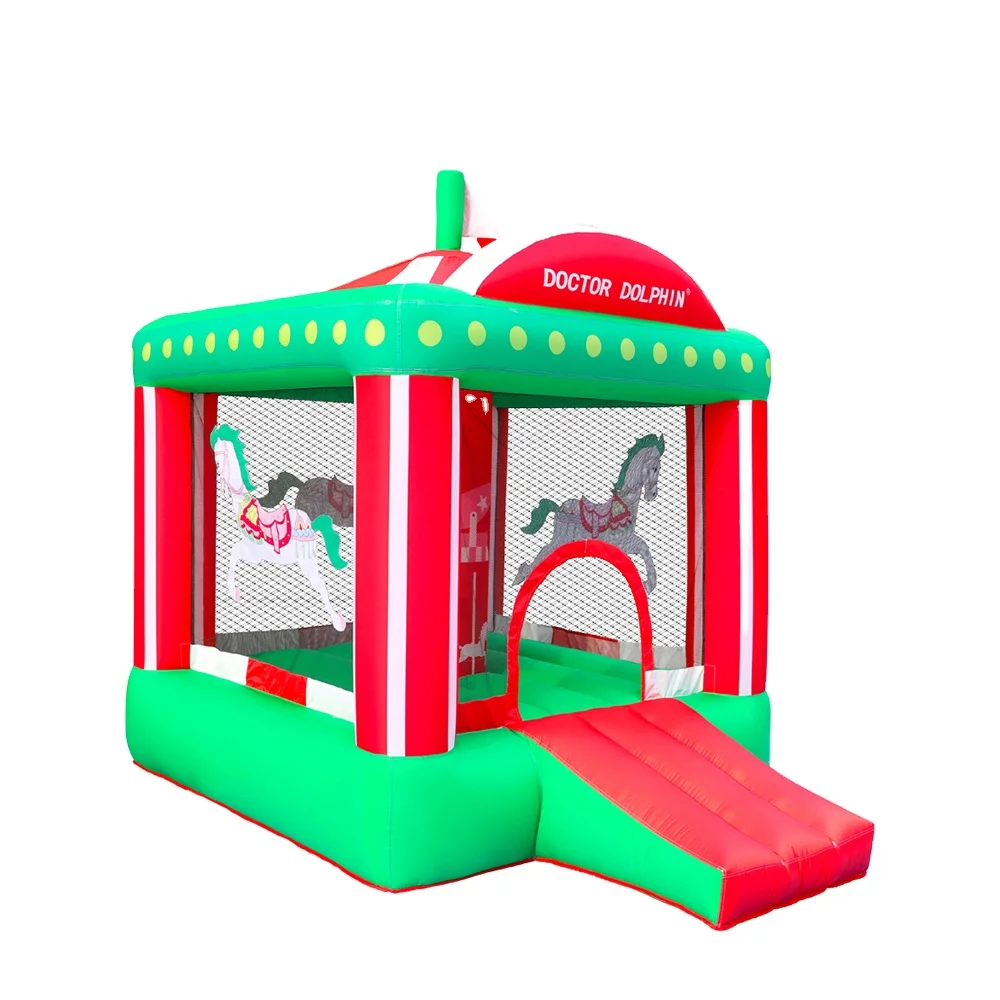 BSCI Christmas Theme AirJump House Trampoline Inflatable Bouncer for Kids