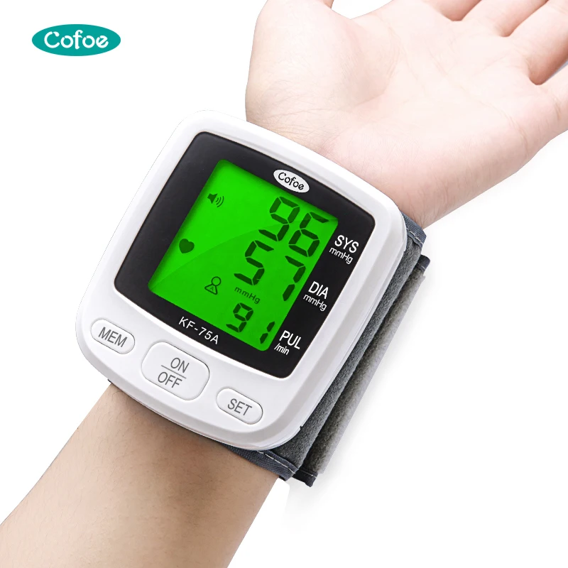 Manufacturer Smart Automatic Cheap Price Digital Watch Wrist Blood Pressure Monitor Medical Supply