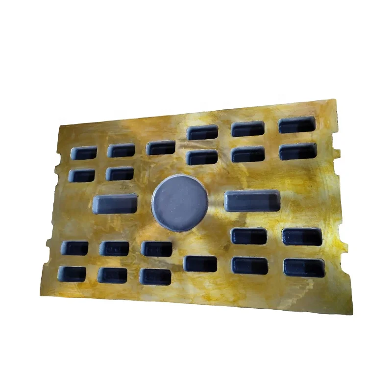 Mn18 Mn13 литье износа части применяются к JM806 щековая дробилка подвижная и фиксированная Щековая пластина