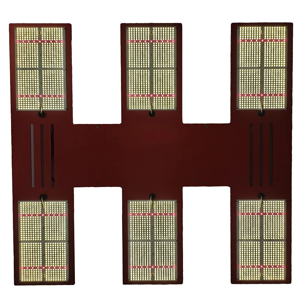 650W Led Grow Light Samsung LM301H LH351H Led Grow Light With MeanWell 600H Driver and Red Heat sink